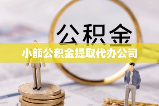 全州小额公积金提取代办公司