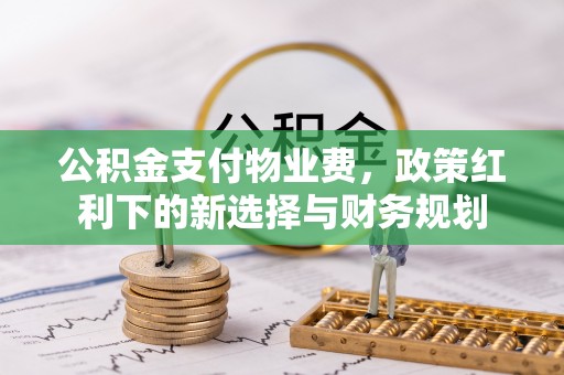 全州公积金支付物业费，政策红利下的新选择与财务规划