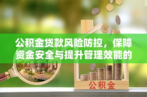 全州公积金贷款风险防控，保障资金安全与提升管理效能的多维度探索
