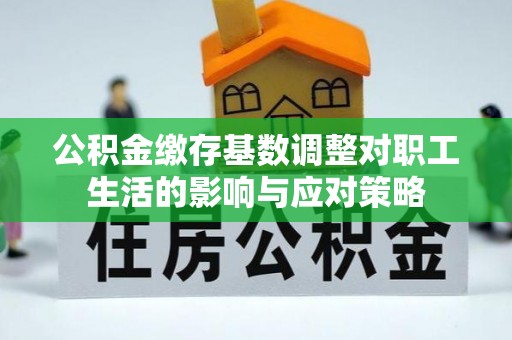 全州公积金缴存基数调整对职工生活的影响与应对策略