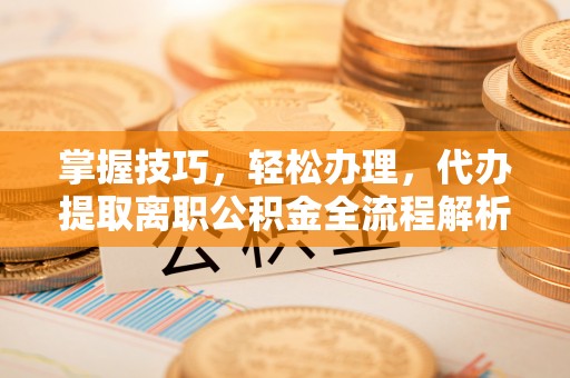 全州掌握技巧，轻松办理，代办提取离职公积金全流程解析