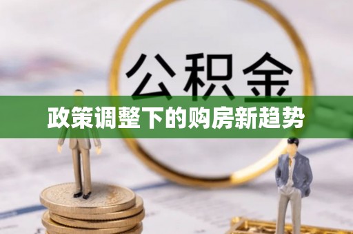 全州政策调整下的购房新趋势