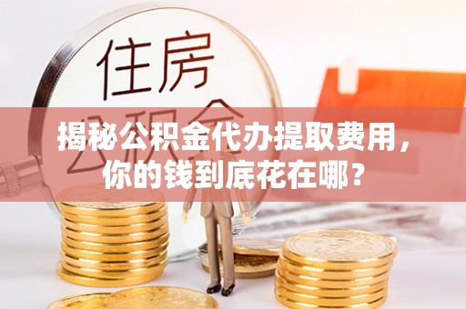 全州揭秘公积金代办提取费用，你的钱到底花在哪？
