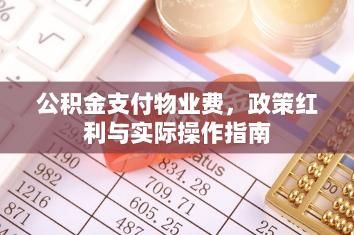 全州公积金支付物业费，政策红利与实际操作指南
