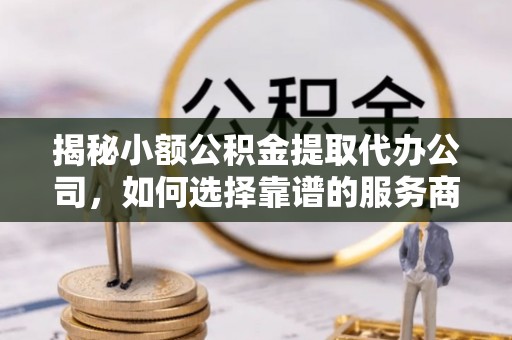 全州揭秘小额公积金提取代办公司，如何选择靠谱的服务商？
