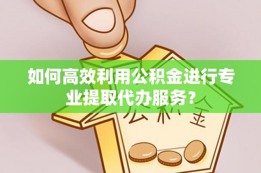 全州如何高效利用公积金进行专业提取代办服务？