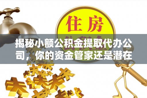 全州揭秘小额公积金提取代办公司，你的资金管家还是潜在陷阱？