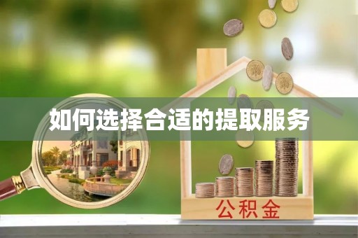 全州如何选择合适的提取服务